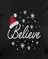 Hybrid Apparel Plus Trendy Believe Graphic Pullover Top