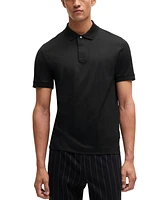 Boss by Hugo Men's Porsche X Striped Cotton-Jacquard Polo Shirt