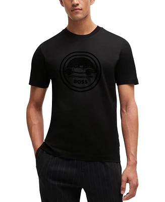 Boss by Hugo Men's Porsche X Mercerized-Cotton T-Shirt