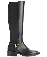 Karl Lagerfeld Paris Women's Verill Block Heel Riding Boots