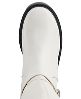 Karl Lagerfeld Paris Women's Meara 50/50 Almond Toe Band Boots