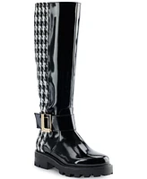 Karl Lagerfeld Paris Women's Meara 50/50 Almond Toe Band Boots