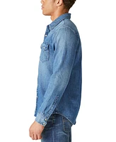 Lucky Brand Men's Sawtooth Denim Western Shirt