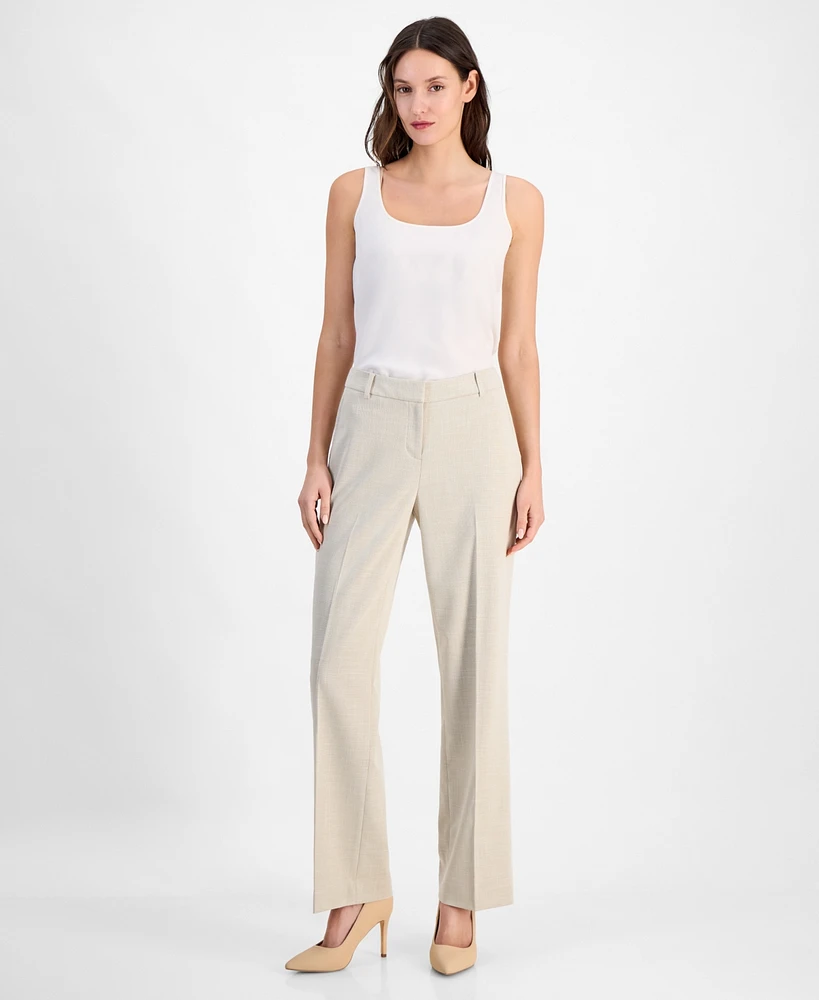 Anne Klein Women's High-Rise Wide-Leg Pants
