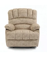 Boyel Living Large Manual Recliner Chair Fabric for Room