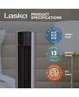 Lasko XtraAir 48 Inch 3 Speed Electric Oscillating Tower Fan with Remote Control