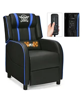 Gouun Massage Racing Gaming Single Recliner Chair