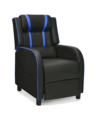 Gouun Massage Racing Gaming Single Recliner Chair