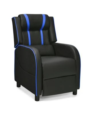 Gouun Massage Racing Gaming Single Recliner Chair