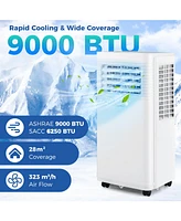 Gouun 9000 Btu Portable Air Conditioner 3 in 1 Ac Unit with Fan and Dehumidifier