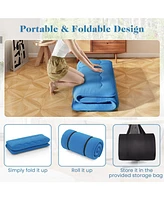 Gouun Foldable Futon Mattress with Washable Cover and Carry Bag for Camping-Full Size