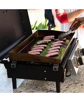 Razor Griddle GGT2131M 25 Inch Portable 2 Burner Lp Propane Gas Grill, Steel