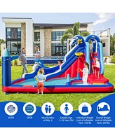 Gouun 6-In-1 Inflatable Water Park with 735W Blower