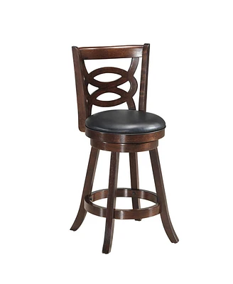 Gouun Counter Height Upholstered Swivel Dining Chair with Cushion Seat-29 Inch