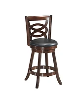 Gouun Counter Height Upholstered Swivel Dining Chair with Cushion Seat-29 Inch