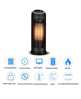 Gouun 1500 W Led Portable Oscillating Ptc Ceramic Space Heater