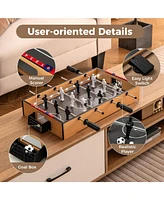Gouun Game Room Size Football Table with Non-slip Handle