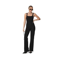 Edikted Womens Bianka Buckle Strap Jumpsuit