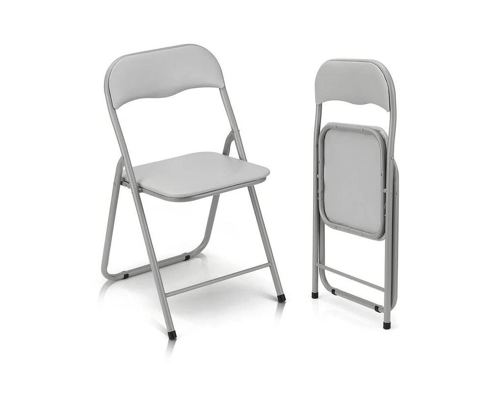 gaomon 2 Pack Folding Chairs with Padded Cushion and Back