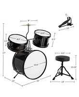 Hey Play 3-Piece Beginner Drum Set