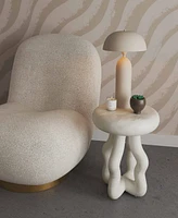 Tov Furniture 18" Fiber Stone Table