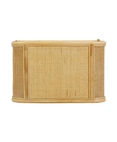 Tov Furniture 17.7" Rattan Nightstand