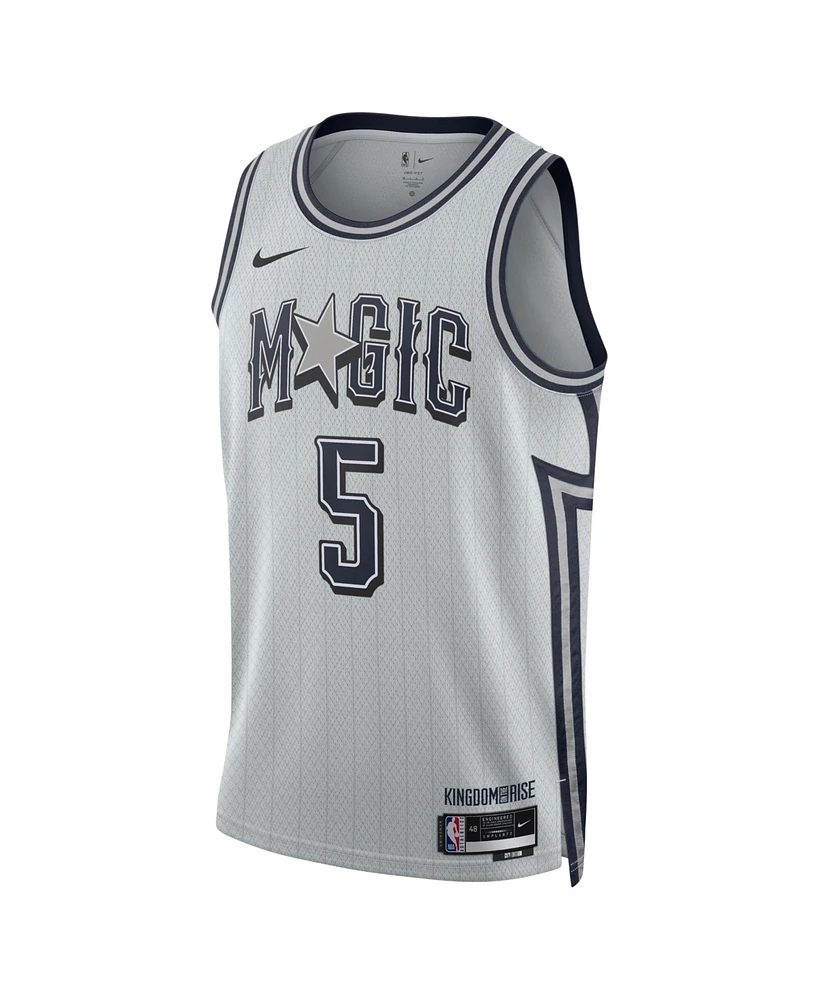 Nike Men's and Women's Silver Paolo Banchero Orlando Magic 2024/25 City Edition Finished Swingman Jersey