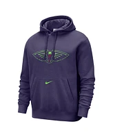 Nike Men's Purple New Orleans Pelicans 2024/25 City Edition Essential Club Pullover Hoodie