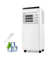 Gouun 8000 Btu Portable Air Conditioner with Remote Control Cools up to 250 Sq.Ft