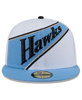 New Era Men's White Atlanta Hawks 2024/25 City Edition 59FIFTY Fitted Hat