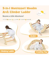 Gouun 2-in-1 Arch Rocker with Soft Cushion for Toddlers