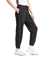 adidas Women's Essentials Small Logo French Terry Cuffed Pants