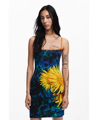 Desigual Women's Sunflower midi dress