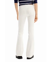 Desigual Women's Push-up flare jeans