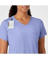 Wink Plus W123 Y-Neck Wrap Scrub Top