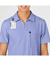 Wink Men's W123 Collar Scrub Top