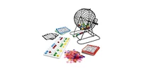 Slickblue Jumbo Bingo Set - 9-Inch Metal Cage with Calling Board