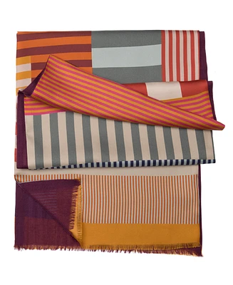 Elizabetta Men's Positano - Wool Backed Silk Scarf