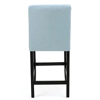 The Pop Home Set of 2 Modern Counter Stools,Soft Upholstered Seat for Kitchen & Dining-The Pop Home