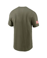 Nike Men's Olive Iowa Hawkeyes 2024 Military Appreciation Performance T-Shirt