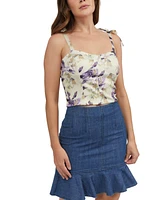 Bebe Women's Detachable Sleeve Bustier Top