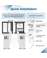 Gouun 8000 Btu Portable Air Conditioner 3 in 1 Ac Unit Fan and Dehumidifier