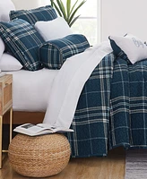 Southshore Fine Linens Vilano Plaid 6-Pc. Quilt Set, King/California King