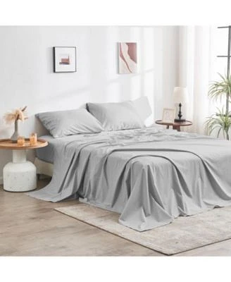 Doz By Sijo Doz 100 Gots Certified Organic Percale Cotton Sheet Set Hotel Crisp Cool Breathable