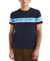 Nautica Men's Striped Cotton-Blend Classic-Fit T-Shirt