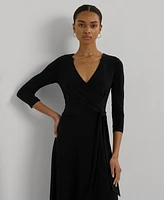 Lauren Ralph Surplice Jersey Dress