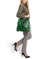 Old Trend Women's Genuine Leather Daisy Tote Bag