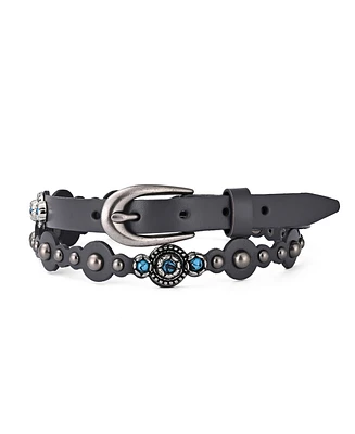 Old Trend Women's Rosa Flourish Leather Belt