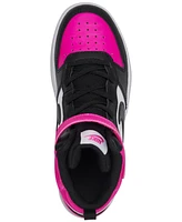 Nike Little Girls Court Borough Mid 2 Stay-Put Closure Casual Sneakers from Finish Line