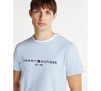 Tommy Hilfiger Men's Embroidered Logo Slim-Fit Crewneck T-Shirt